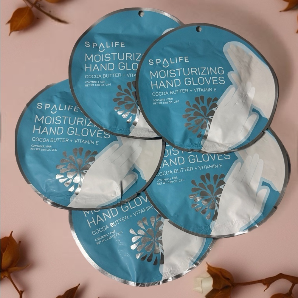 Bundle Of 5 SpaLife Moisturizing Hand Gloves